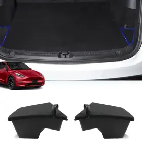 Pmtsl00063 Pm Auto Trunk Organizer Storage Box With Cover For 2023 22024 2025 Tesla Mode