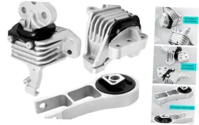 Xz-68192831af Pnktool 3pcs Engine And Transmission Mounts Set Compatible With 2014-2021 Cherokee
