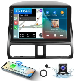 Podofo B0cftk23d3 2g64g Car Radio Stereo Hifi Audio For Honda Crv 2002-2006 Wireless