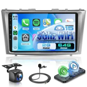 5ghz-wifi Podofo Q3357 2g 64g Car Radio For Toyota Camry 2006 2007 2008 2009 2010 2011 Wit