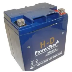 Pm30l-bs-hd-1 Powerstar Harley-davidson Battery 1997-2013 Harley Touring Flh