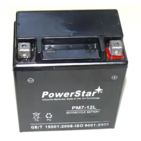 Pm7-12l-21 Powerstar Agm-gel Ytx7l-bs Gtx7l-bs Utx7l Battery For Honda Yamaha