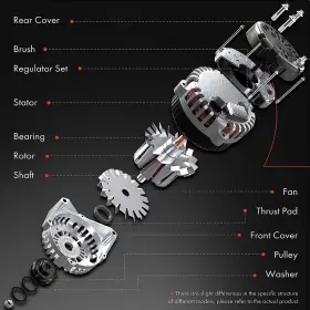 Apalt537 Premiumpartswhosale Alternator Compatible With Honda Accord 1998-2002 V6 3.0l And Acura Cl #3