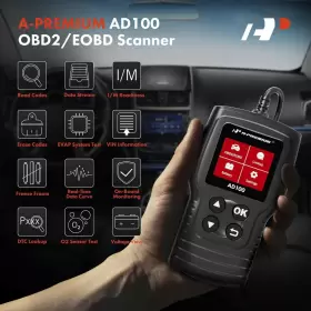 Apobd001 Premiumpartswhosale A-premium Ad100 Universal Obd2 Scanner Diagnostic Tool Car Code Reader Obdii/eo #2
