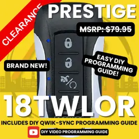 Pem2ledz Prestige 18twlor New And 2-way Led Replacement Remote