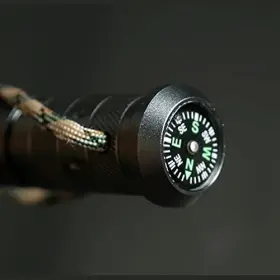 Prime Adventure 752574845708 Compass Head For Tactical Stick Gun Gray