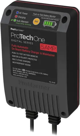 25105 Promariner Protechone Digital Series 5 Amp Fully Automatic Black