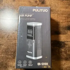 Qb-13159 Pulituo Gray And Black Smart Car Air Pump One Size