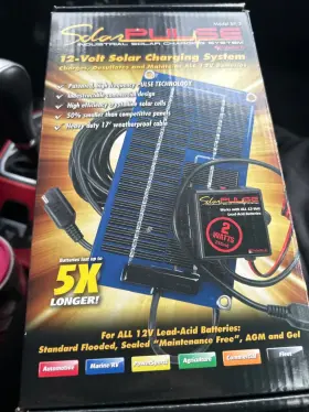 Pulsetech 850444004658 Solarpulse Sp-2 Solar Battery Charger Maintainer 12v New 2 Watts