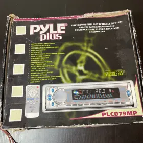 Plcd79mp Pyle Plus Pile Car Stereo Flip Down Detachable Cd Player