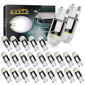 25xt10246-w Qasim 194 Led Bulb White 2825 168 T10 W5w 12v Replacement Bulbs For Car Motor