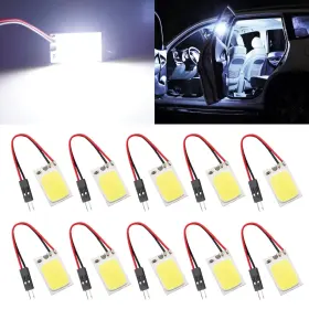 Qapl0030-cob-18smd-s Qasim Cob Chipset 18-smd Led Panel Dome Light Auto Car Interior Reading Plate