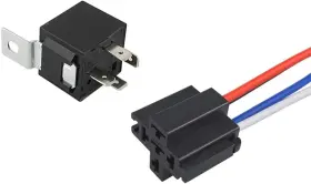 F096 Qitindasen 2 Pieces 4 Pin Car Relay 12v 40a Spst Automotive With Harness Socket #2