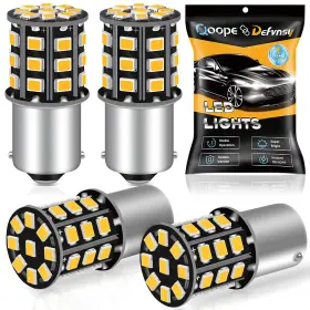 Ambl0017cn-a Qoope 1156 Led Bulb Amber 1141 1003 7506 Turn Signal 12v-24v Ba15s Bul