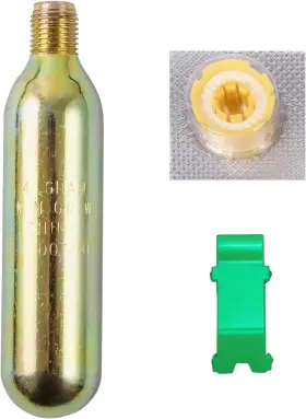 Qsbeni 768572665842 24 Gram Co2 Cartridge Life Jacket Rearming Kit Grams Metal