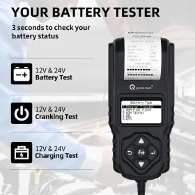 Ba2000 Quicklynks Professional Battery Tester Alternator Starter #3
