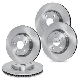 Ceb.67055.01 R1 Concepts Front And Rear Brake Rotors For 2003 Dodge Ram 1500 Blank Disc B
