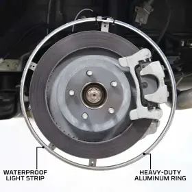 Rscswl15-dr Racesport Led Wheel Light Kit - 15.5 Inch Bluetooth Double Side #2