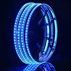 Rscswl15-dr Racesport Led Wheel Light Kit - 15.5 Inch Bluetooth Double Side