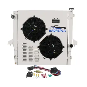 Radrepla 731036799919 Cu2711 3 Row Radiator For 2003-2009 Dodge Ram 2500 3500 5.9l 6.7l Cummins Eng
