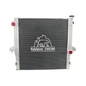 Rs-593 Radyspeed 4 Row Aluminum Radiator For 2003-2010 2007 Dodge Ram 2500 3500 5.9l 6.7l Cumm