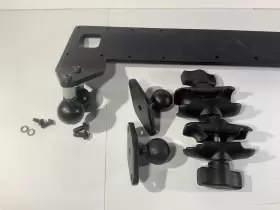 5300006 Ram 1 Composite Mount For Dash Cam / Phone Gps Inch Ball Short Arm Dble Socket #3