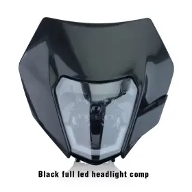 Rapidroo-shop 744110973969 Motorcycle Led Headlight Headlamp Head Light Supermoto Fairing For Ktm Exc Sxf M