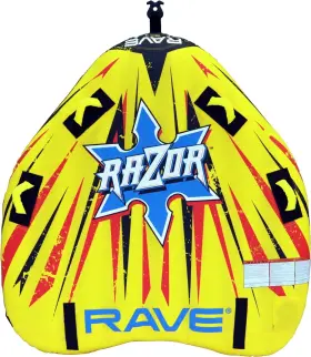 02265 Rave Sports Razor 2-rider Towable 1-2 Person Yellow