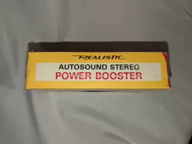 12-1860 Realistic 40 Watt Car Stereo Power Booster Radio Shack Autosound #3