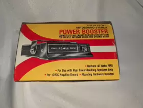12-1860 Realistic 40 Watt Car Stereo Power Booster Radio Shack Autosound