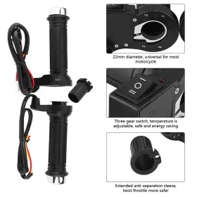 Reminnborf32b9kwc15 Reminnbor Motorcycle Heated Grips 12v Hand Universal 22mm 7/8 I #3