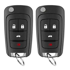 Remoteago 771077477292 Fits For Keyless Entry Remote Uncut Flip Key Fob Chevrolet Cruze 2011-2016 Ch