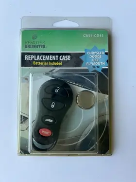 Remotes Unlimited Inc 844304051524 Case-cd41b Chrysler 4 Button Replacement Case