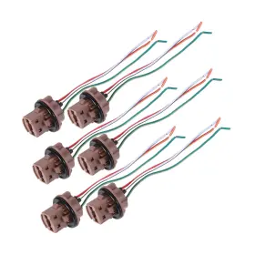 Kc241011006928for Repairock 7443 T20 Bulb Sockets Wire Harness For Led Bulbs 1.22 Inch X1.26 Brown