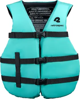 Retrospec 840216314023 Bobbin Inch Life Jackets For Adults Lightweight Adult Seafoam Tide
