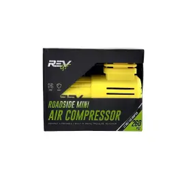 Rev 191205631073 Roadside Mini Air Compressor 260 Psi 12v Car Adapter Compact Portable