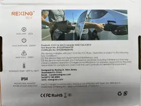 Rexing 810046607190 - Ccs To Tesla Electric Vehicle Ev Charger Adapter For Models #3