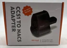 Rexing 810046607190 - Ccs To Tesla Electric Vehicle Ev Charger Adapter For Models