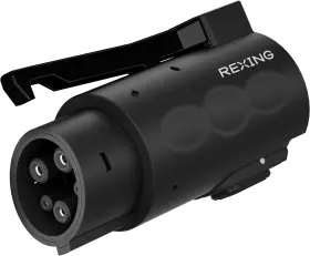 J1772 Rexing 810046607206 - Tesla To Electric Vehicle Ev Charger Adapter Black