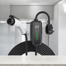 Bby-j1772-pc Rexing - J1772 Level 2 Nema 14-50 Portable Electric Vehicle Ev Charger Up
