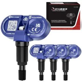 42101d Richeer Bluetooth Tpms Sensor 4 Pcs Tire Pressure Monitoring 2020-2025 Upgraded