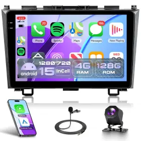 B0fk4ytqk7 Rimoody 4core 4g 128g Android 15 Car Radio For Honda Crv 2007-2011 9 Inch Screen