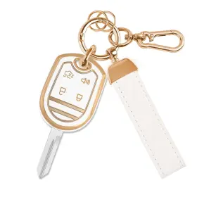 Rislobx 731996555747 Key Fob Cover Fit For Ford Tpu Car Case Protector With Keychain