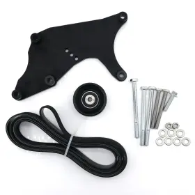 Rjsphh 714855415680 Ls Truck Dual Alternator Bracket Kit For Chevy Gm 1999-2013 4.8 5.3 6.0 6.2l