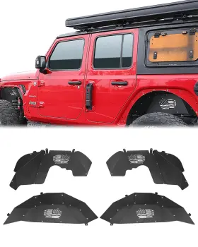 Ro-in02 Roader Jl Front Rear Inner Fender Liners For Jeep Wrangler Jlu 2018-2024