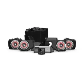 Rngr18-stg6 Rockford Fosgate Kit For Select Polaris Ranger Models 2018 - 2022