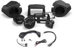 Rzr14-stg2 Rockford Fosgate Speaker And Recevier Kit For Select Polaris Rzr Models