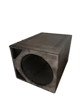 Rq12tb Rockville Qpower Qbomb Single Hole 12 Inch Triangle Ported Empty Subwoofer Enclosure Box