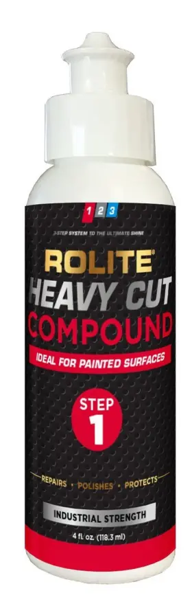 Rhcc4z Rolite Heavy Cut Compound 4 Fl. Oz. For Removing P1200 And Finer Scratches