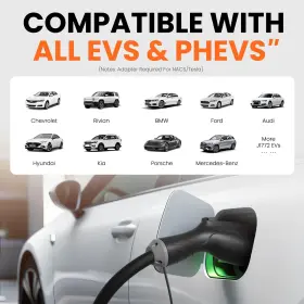 Rm-ev-w001 Romaa Level 2 Ev Charger 48amp 240v Nema 14-50 Plug J1772 Charge #2